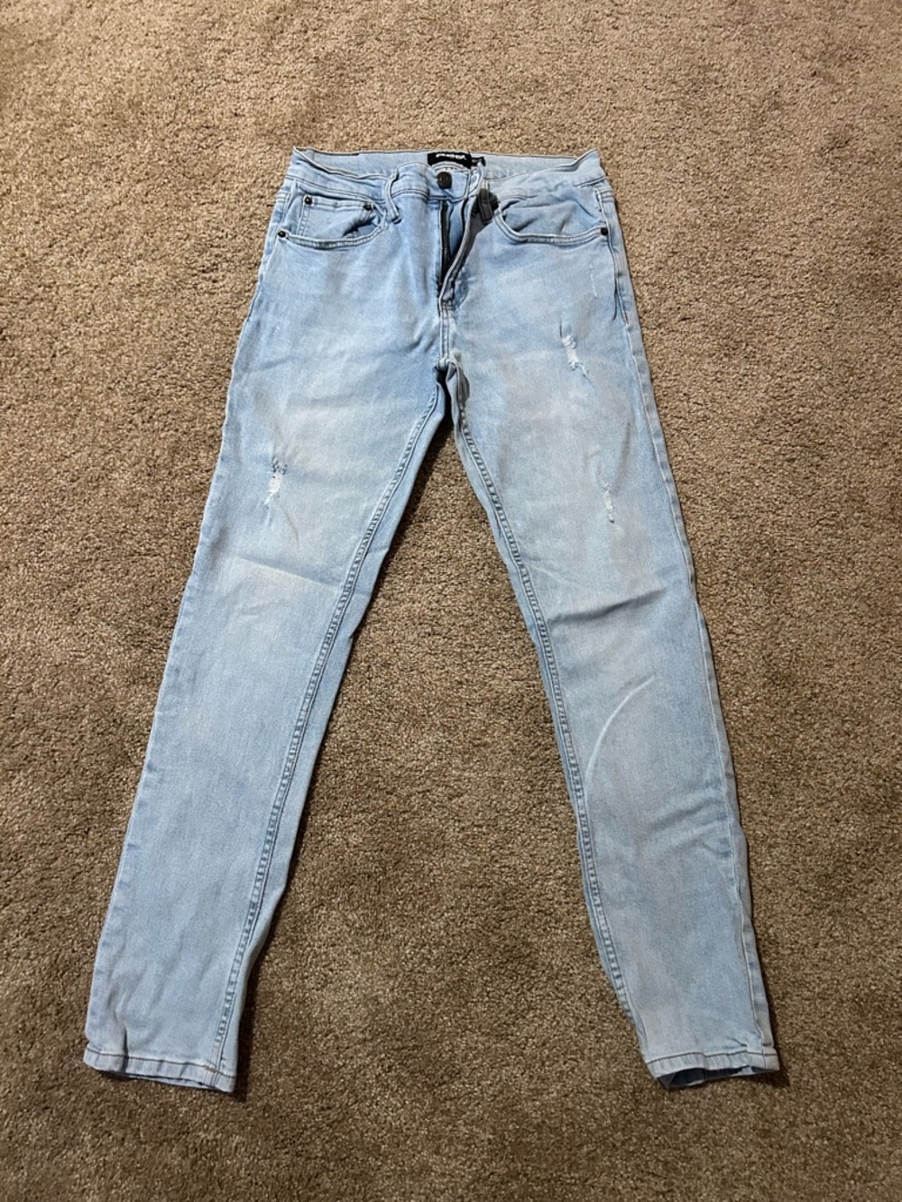 RSQ Light Wash Skinny Jeans - Faded Blue